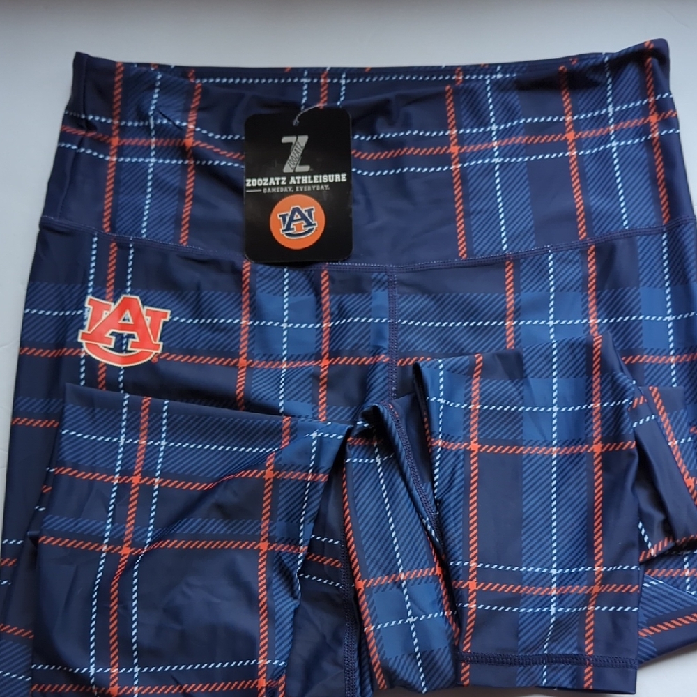 NWT ZooZatz Auburn Tigers Leggings - Size Large